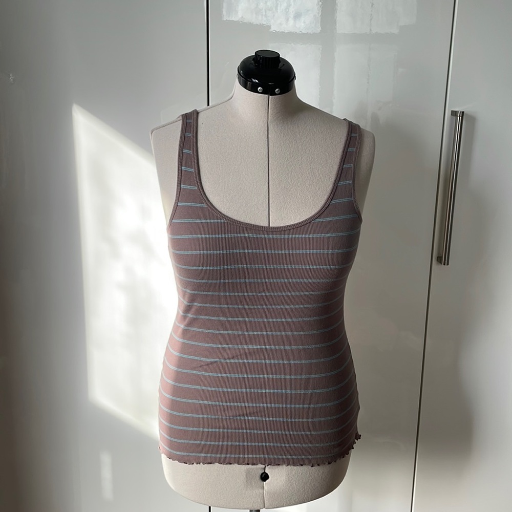 Banana Republic Top Sleeveless in Brown/Blue Size-Medium 3/$50